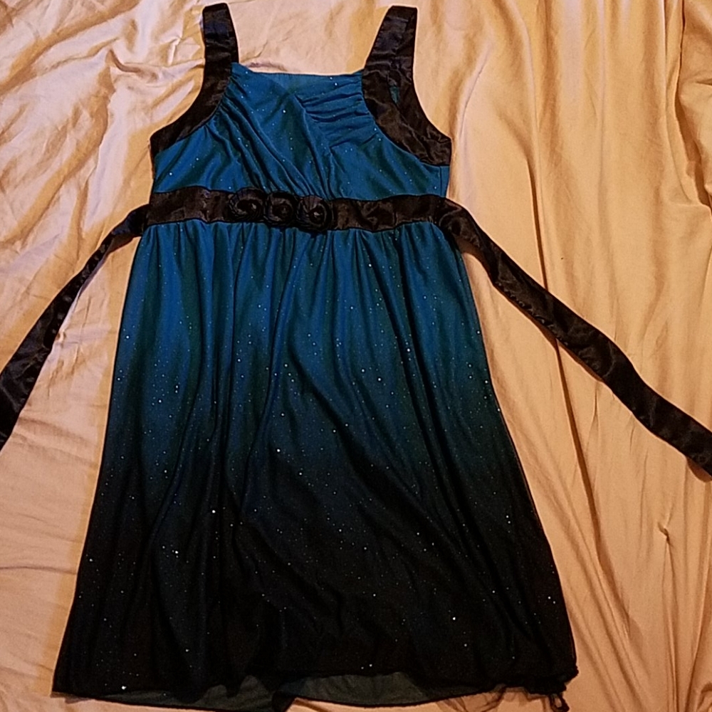 🍊LAST DAY Kids/Juniors Teal Blue dress